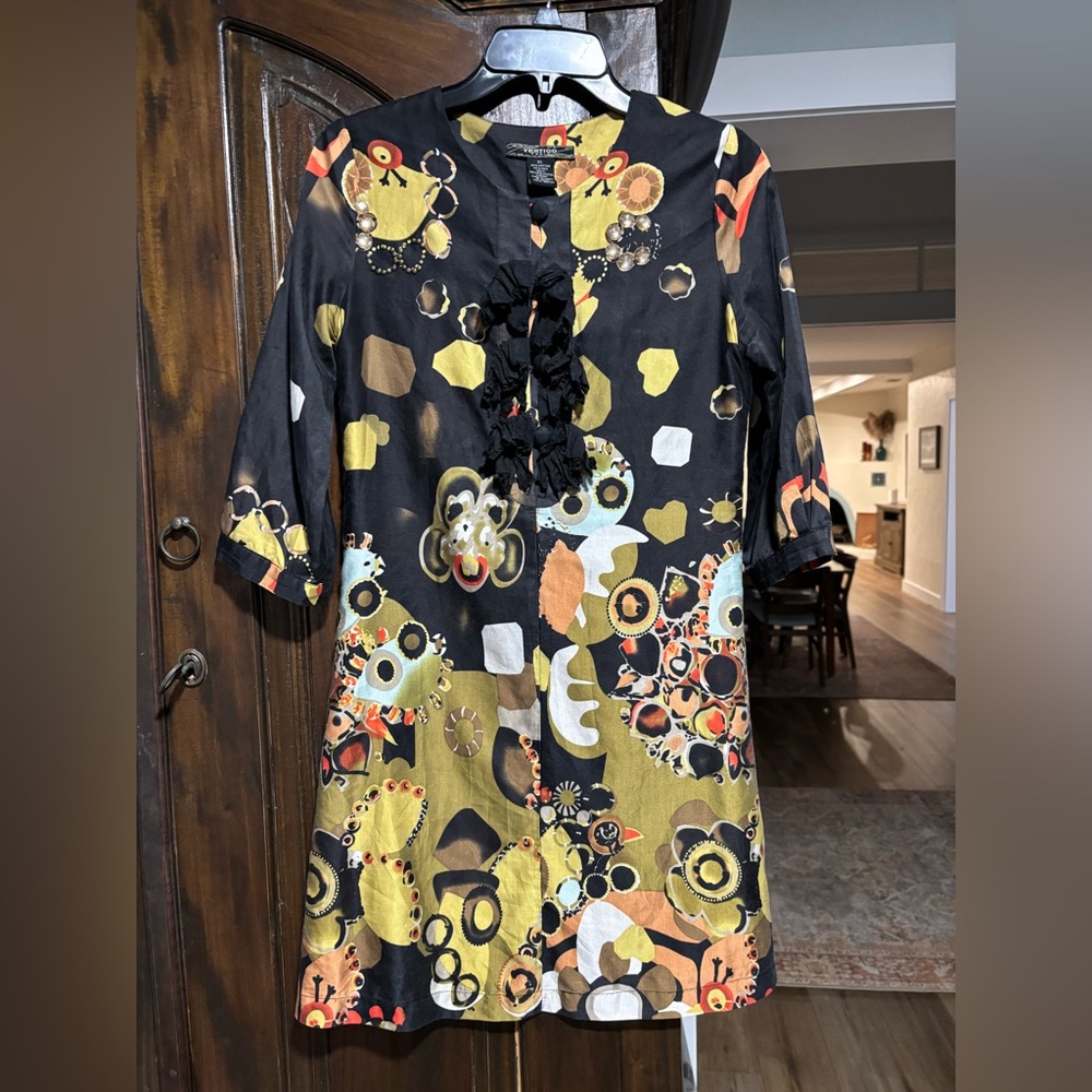 Vertigo Paris XS boho shift dress